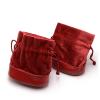 Altriapendragon Stylish Velvets And PU Drawstring Pouches For Organizing Tarots Card Dices Compacts Protective Carry Bag For Travel Portables Tarots Dices Carriers view 4