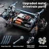 Cirmine RC Cars 1:14 All Terrain Off-Road RC Truck, 4WD Fast Remote Control Car 40 KM/H, 4X4 Waterproof Monster Truck with 21300mAh Batteries, Metal Shocks, 6 LED Headlights, RTR RC Vehicle view 4