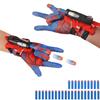 2 Set Spider Web Shooters with Gloves and Soft Bullet,Super Wrist Launcher Toy for Kids,Toy for 3 4 5 6-8 9 Year Old Boy view 1