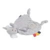 Aqur2020 Gray Safety Blanket for Toddlers, Polyester, Soothing Rattle Toy for Baby's Sleep view 1