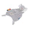 Aqur2020 Gray Safety Blanket for Toddlers, Polyester, Soothing Rattle Toy for Baby's Sleep view 2