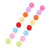 200pcs Colorful Acrylic Hair Beads for Kids Girls Braids Glow in Dark Round Braiding for Accessories Glow in Dark view 3