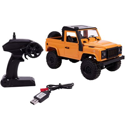 1:12 Scale RC Crawler Car Assembled Model RTR Version Car 2.4G 4WD MN-91K RC Crawler D90 Pickup Remote Control Truck -Ye