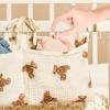 Pjeghbvop Baby Bedside Storage Bag with 2 Pocket Organize Hangings Bag Cotton for Diapers Pacifiers & Supply Baby Bedside view 4