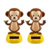 2Pcs Cute Monkey Solar Power Dancing Monkey Figure for Car Dashboard Desktop Decor for Kids Teens Solar Power Kits Auto Parts view 1