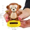 2Pcs Cute Monkey Solar Power Dancing Monkey Figure for Car Dashboard Desktop Decor for Kids Teens Solar Power Kits Auto Parts view 2