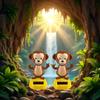 2Pcs Cute Monkey Solar Power Dancing Monkey Figure for Car Dashboard Desktop Decor for Kids Teens Solar Power Kits Auto Parts view 4