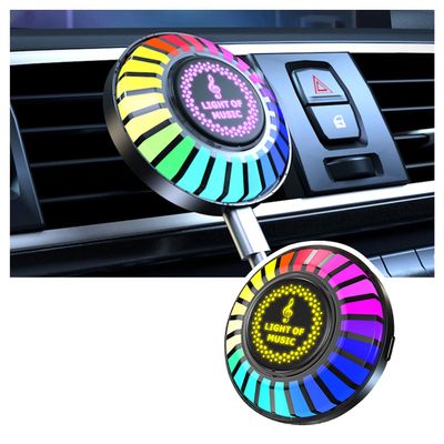 Car Music Rhythm Lamp for Lexus RC 20142025 2020 2021 2022 2023 2024, Air Vent Ambient Light, Dynamic Rhythm Pickup, Colorful 3D Lighting Effect, LED Lamp with Magnetic Sheet