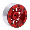 1.9 Inch Aluminum Wheel Hubs for SCX10 D90 | 1/10 Scale RC Car Upgrade Parts | High Accuracy CNC Machined Hub for Off - Road/Crawler/Trail Truck | 4PCS Red Alloy Rims view 1