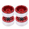 1.9 Inch Aluminum Wheel Hubs for SCX10 D90 | 1/10 Scale RC Car Upgrade Parts | High Accuracy CNC Machined Hub for Off - Road/Crawler/Trail Truck | 4PCS Red Alloy Rims view 4