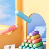 5PCS Novelty Pencil-Shaped Erasers with Hexagon Design Easy-Grip for Students Children Learning Tools Hexagonal for Students view 3
