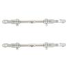 RC Rear Upper Suspension Pull Rods 2pcs | High - Strength Aluminum Alloy for Corally Kronos 6S 1/8 RC Car | Adjustable Linkage for Off - Road Bashing/Racing/Crawling view 1