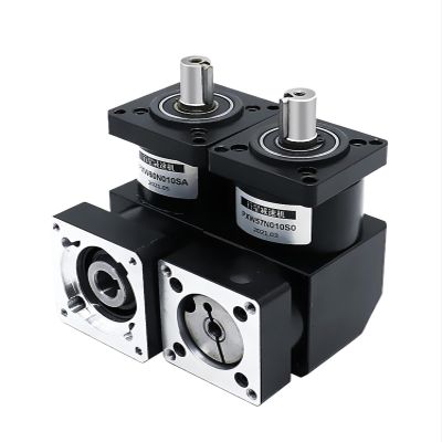 1pcs Nema23 Nema24 PXW57 PXW60 Right Angle Planetary Gear Reducer with Reduction Ratio 4 5 10 57 Stepper 60 Servo Motor(5 TO 1-PXW60 FOR 60 SERVO)