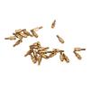 RC Pushrod Linkage Stopper 1.5mm | Brass Quick Adjust Connector for Servo Control | Replacement Part for RC Aircraft/Helicopters/Ship Replicas | 25 - Piece Set with Screws & view 2