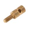 RC Pushrod Linkage Stopper 1.5mm | Brass Quick Adjust Connector for Servo Control | Replacement Part for RC Aircraft/Helicopters/Ship Replicas | 25 - Piece Set with Screws & view 4