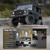 YUCT 1/12 Scale MN99s RC Rock Crawler - 2.4Ghz 4WD Off-Road Jeep with Two 1200mAh Batteries & Metal Drive Shaft, All Terrain RC Crawler view 4