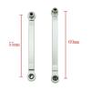 8Pcs RC Car Suspension Tie Rod Metal Chassis Tie Rod Linkage For MN D90 D91 D96 D99 D99S for MN90 1/12 Parts confident(Silver) view 3