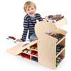 Display Case for Hot Wheels Garage & Matchbox Cars, 1/64 Scale Diecast Toy Car Garage view 1