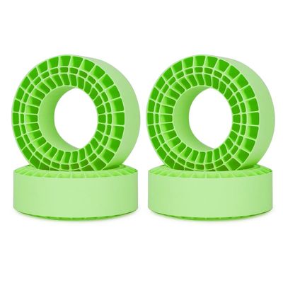 VERBANA RC Crawler Tire Silica Gel Insert Foam Tires Fits for SCX10 1/10 132-134mm (5.25" OD) 2.2" Tires(Green)