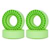 VERBANA RC Crawler Tire Silica Gel Insert Foam Tires Fits for SCX10 1/10 132-134mm (5.25" OD) 2.2" Tires(Green) view 1