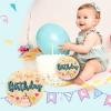 12 Pcs My First Christmas, My First Holiday Milestone Signs, Baby Milestone Signs, Baby Announcement Sign, Newborn Announcement Sign, New Year Newborn Photo Props for Shower Party Supplies Gift (B) view 4