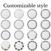 10-100pcs Custom Challenge Coins, Custom Coin UV Print with Logo/Text/Photo Bulk Customized Metal Pocket Coin with Acrylic Case for Company Military Family Anniversary Wedding Club Gifts (Silver) view 2