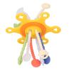Aqur2020 Colorful Silicone Pull String Toy, Unique Design, with Sensory Training Functions, Activity Toy for Babies, DIY, Teething, Promotes Fine Motor Skills, Liquid Silicone + PP, 12 X 12 X 17 Cm view 2