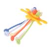 Aqur2020 Colorful Silicone Pull String Toy, Unique Design, with Sensory Training Functions, Activity Toy for Babies, DIY, Teething, Promotes Fine Motor Skills, Liquid Silicone + PP, 12 X 12 X 17 Cm view 3