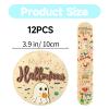 12 Pcs My First Christmas, My First Holiday Milestone Signs, Baby Milestone Signs, Baby Announcement Sign, Newborn Announcement Sign, New Year Newborn Photo Props for Shower Party Supplies Gift (A) view 2
