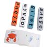 Aqur2020 Premium Wooden Alphabet Stacking Blocks, Educational Toys for Toddlers, Early Learning ABC Letter Blocks, Wood and Paper, 2x2x2cm, 20 Blocks view 1