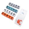 Aqur2020 Premium Wooden Alphabet Stacking Blocks, Educational Toys for Toddlers, Early Learning ABC Letter Blocks, Wood and Paper, 2x2x2cm, 20 Blocks view 2