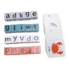 Aqur2020 Premium Wooden Alphabet Stacking Blocks, Educational Toys for Toddlers, Early Learning ABC Letter Blocks, Wood and Paper, 2x2x2cm, 20 Blocks view 4