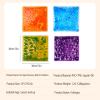 3D Liquid Sensory Floor Tiles - Textured Pads for Sensory Integration Training, Non-Slip Base for Pikler Climber & Playroom Floors(Orange) view 3