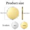 10-100pcs Custom Challenge Coins, Custom Coin UV Print with Logo/Text/Photo Bulk Customized Metal Pocket Coin with Acrylic Case for Company Military Family Anniversary Wedding Club Gifts (Gold) view 4