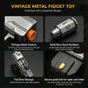 7 Piece Metal Polyhedral Bullet Dice Set with Shooting & Fidget Modes, Pistol Shaped Case & Bullet Dice for Cyberpunk Style Tabletop RPG Dice, Fidget Toy for Stress Relief (Silver) view 4