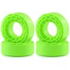 VERBANA 4Pcs 1.3 Inch Rubber Tires Silicone Insert Foam for SCX24 1/24 1/18 RC Crawler Car Upgrade Accessories Part(Yellow) view 1