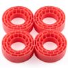 VERBANA 4Pcs 1.3 Inch Rubber Tires Silicone Insert Foam for SCX24 1/24 1/18 RC Crawler Car Upgrade Accessories Part(Yellow) view 3