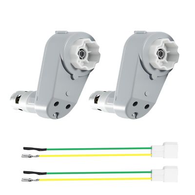 2Pcs 24 Volt RS775 High-Speed Motor Gearbox for Power Wheels, 280W 360RPM Powerful Drive Engine, 18V/24V High Torque Upgrade Replacement for Ride-On Cars Kids, Durable Metal Gears