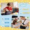 cossy Mini Magnetic Tiles, 80 PCS Magnet Tiles Travel Magnetic Tiles with Iron Box and Storage Guide, Travel Toys for Long Trip and Restaurant, STEM Learning & Creative Building & Educational Toys view 2