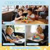 cossy Mini Magnetic Tiles, 80 PCS Magnet Tiles Travel Magnetic Tiles with Iron Box and Storage Guide, Travel Toys for Long Trip and Restaurant, STEM Learning & Creative Building & Educational Toys view 3
