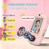 Video Walkie Talkies for Kids, Handheld 2 Pack Rechargeable Kids Video walkie talkies,Long Range Ideal for Family Games, Outside, Camping, Hiking (Pink - A) view 4