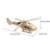 Solar Energy Learning Toys, Fun & Educational STEM, 3.5x8x6.8cm, Aircraft Solar Powered Helicopter, Wooden Educational Toy, Encourages Family Interaction, for, Students, Teachers view 2