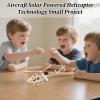 Solar Energy Learning Toys, Fun & Educational STEM, 3.5x8x6.8cm, Aircraft Solar Powered Helicopter, Wooden Educational Toy, Encourages Family Interaction, for, Students, Teachers view 3