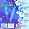QANIY 36 Pcs Invisible Ink Pens with UV Light & 36 Pcs Notebooks, Spy Kit Secret Message Markers for Kids, Classroom Prizes & Party Favors, Magic Writing Set for Summer Camp Activities view 2