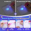 QANIY 36 Pcs Invisible Ink Pens with UV Light & 36 Pcs Notebooks, Spy Kit Secret Message Markers for Kids, Classroom Prizes & Party Favors, Magic Writing Set for Summer Camp Activities view 3