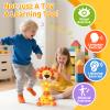 JISON21 Dancing Talking Lion Baby Toy, Adjustable Volume Interactive Mimicking Toy Singing Recording Repeating What You Say Lion Toy, Musical Birthday Gift for Grandkids Infants Toddlers(Orange) view 4