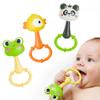 iPlay, iLearn Baby Maracas Rattle Toy, Infant Animal Shaker Rattles Set, Newborn Sensory Teething Rings, Tummy Time Carseat Stroller Crib Toy, Birthday Gift 3 4 6 7 9 12 18 Month Old Toddler Girl Boy view 1