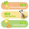 iPlay, iLearn Baby Maracas Rattle Toy, Infant Animal Shaker Rattles Set, Newborn Sensory Teething Rings, Tummy Time Carseat Stroller Crib Toy, Birthday Gift 3 4 6 7 9 12 18 Month Old Toddler Girl Boy view 2