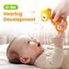 iPlay, iLearn Baby Maracas Rattle Toy, Infant Animal Shaker Rattles Set, Newborn Sensory Teething Rings, Tummy Time Carseat Stroller Crib Toy, Birthday Gift 3 4 6 7 9 12 18 Month Old Toddler Girl Boy view 3