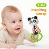 iPlay, iLearn Baby Maracas Rattle Toy, Infant Animal Shaker Rattles Set, Newborn Sensory Teething Rings, Tummy Time Carseat Stroller Crib Toy, Birthday Gift 3 4 6 7 9 12 18 Month Old Toddler Girl Boy view 4
